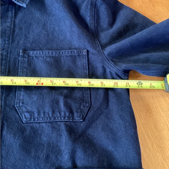 Madewell Deep Indigo Denim Chore Jacket - M - Sample - Picture 8 of 13